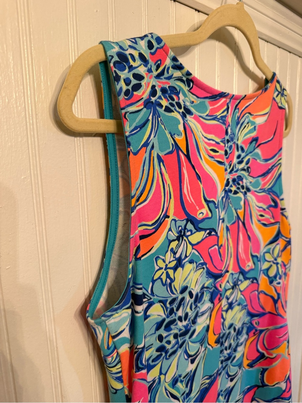 Lilly Pulitzer Harper Shift Seaside Aqua Medium Dress - Picture 6 of 7